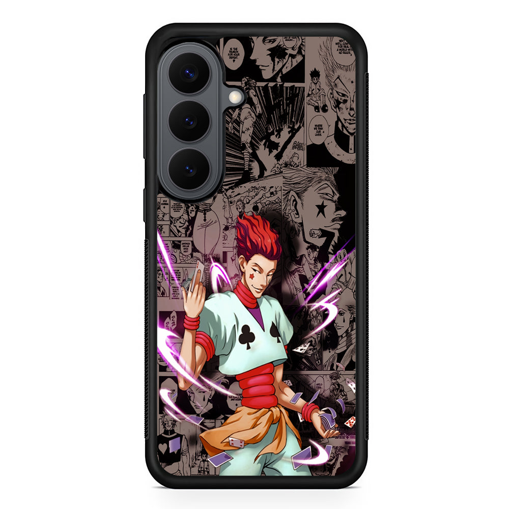 Hisoka Hunter x Hunter Comic Samsung Galaxy S26 Plus Case | Slim Rubber Case for Samsung Galaxy S26 Plus