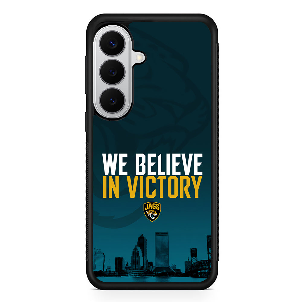 Jacksonville Jaguars Victory Samsung Galaxy S26 Case | Protective Rubber Cover
