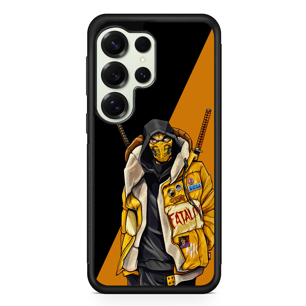 Scorpion Hypebeast Mortal Kombat Samsung Galaxy S25 Ultra Case | Durable Rubber Case for Samsung Galaxy S25 Ultra