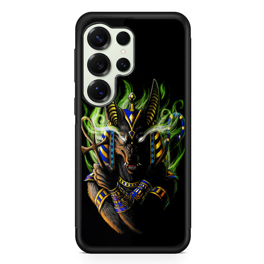 Anubis The God of The Dead Samsung Galaxy S25 Ultra Case | Durable Rubber Case for Samsung Galaxy S25 Ultra