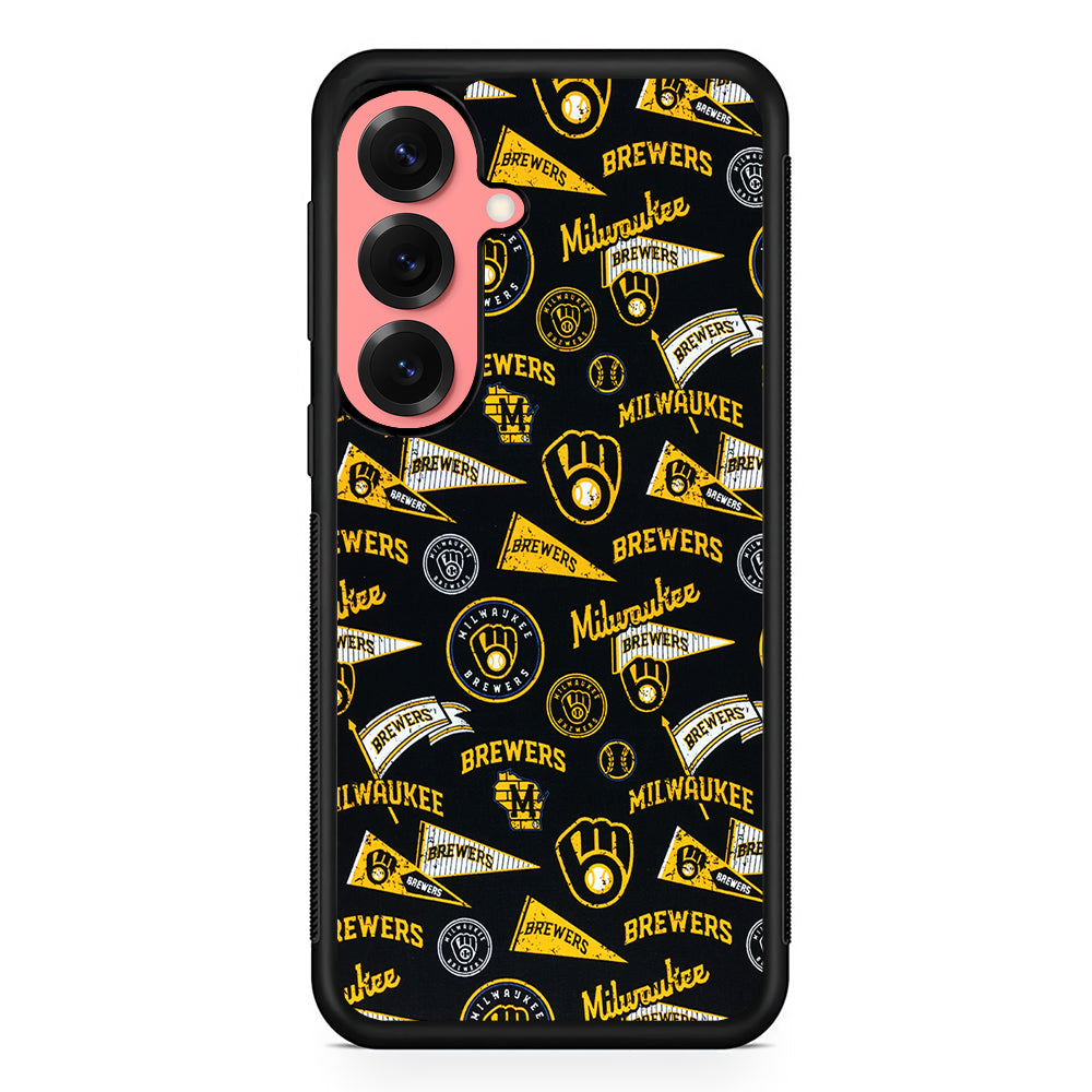 Milwaukee Brewers Vintage Samsung Galaxy S25 Case | Protective Case for Samsung Galaxy S25