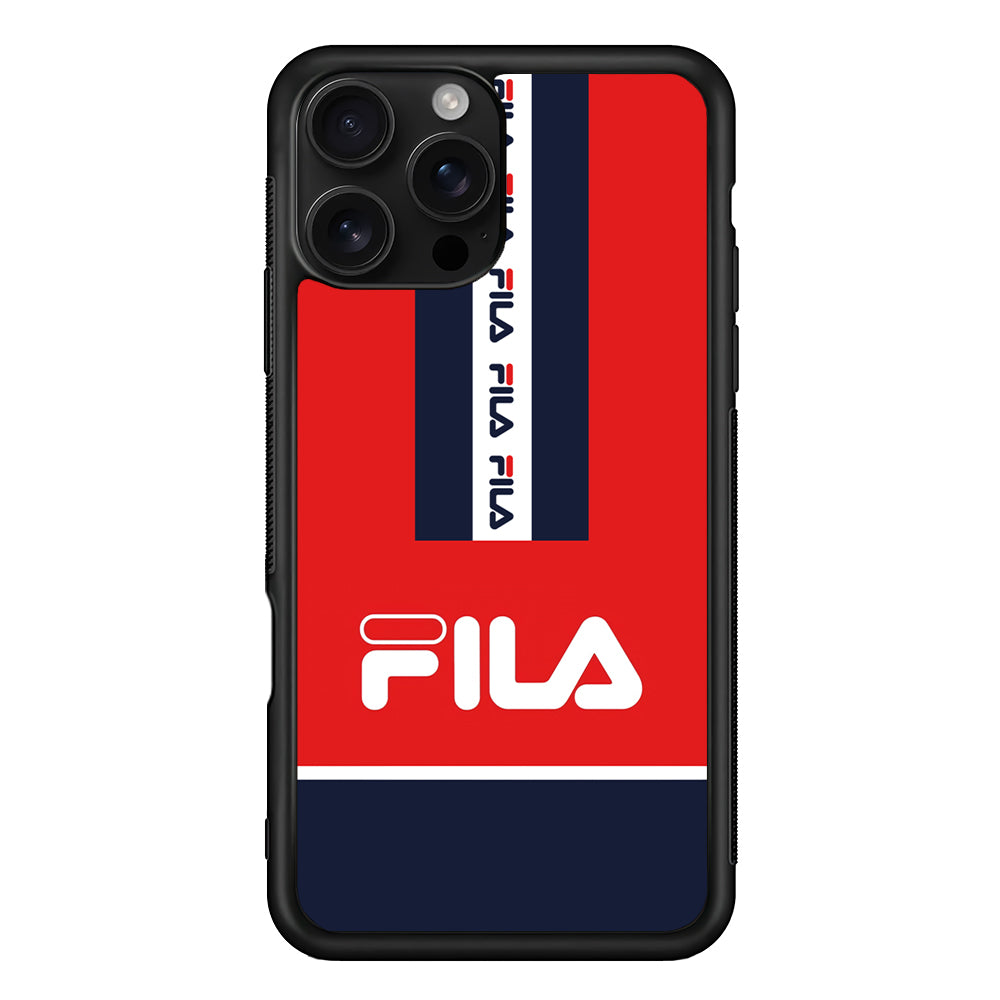 Fila Suit of Identity iPhone 16 Pro Case | Slim Rubber Case for iPhone 16 Pro