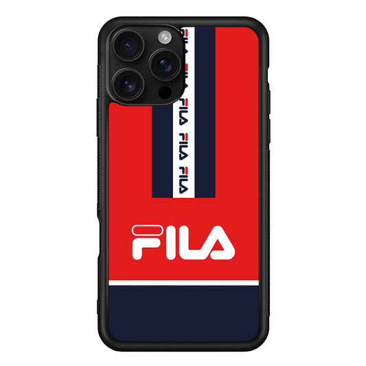 Fila Suit of Identity iPhone 16 Pro Case | Slim Rubber Case for iPhone 16 Pro