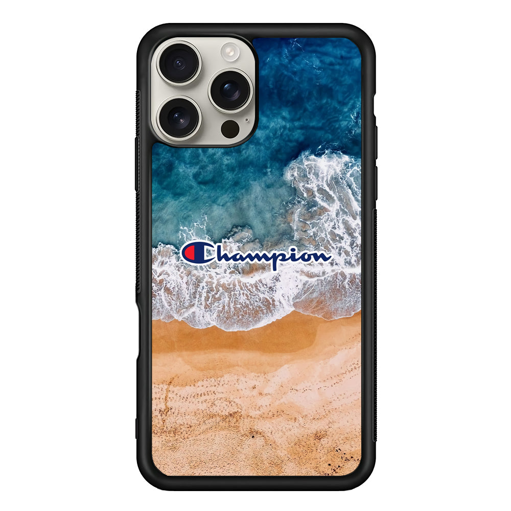 Champion Beach iPhone 16 Pro Max Case | Slim Rubber Case for iPhone 16 Pro Max