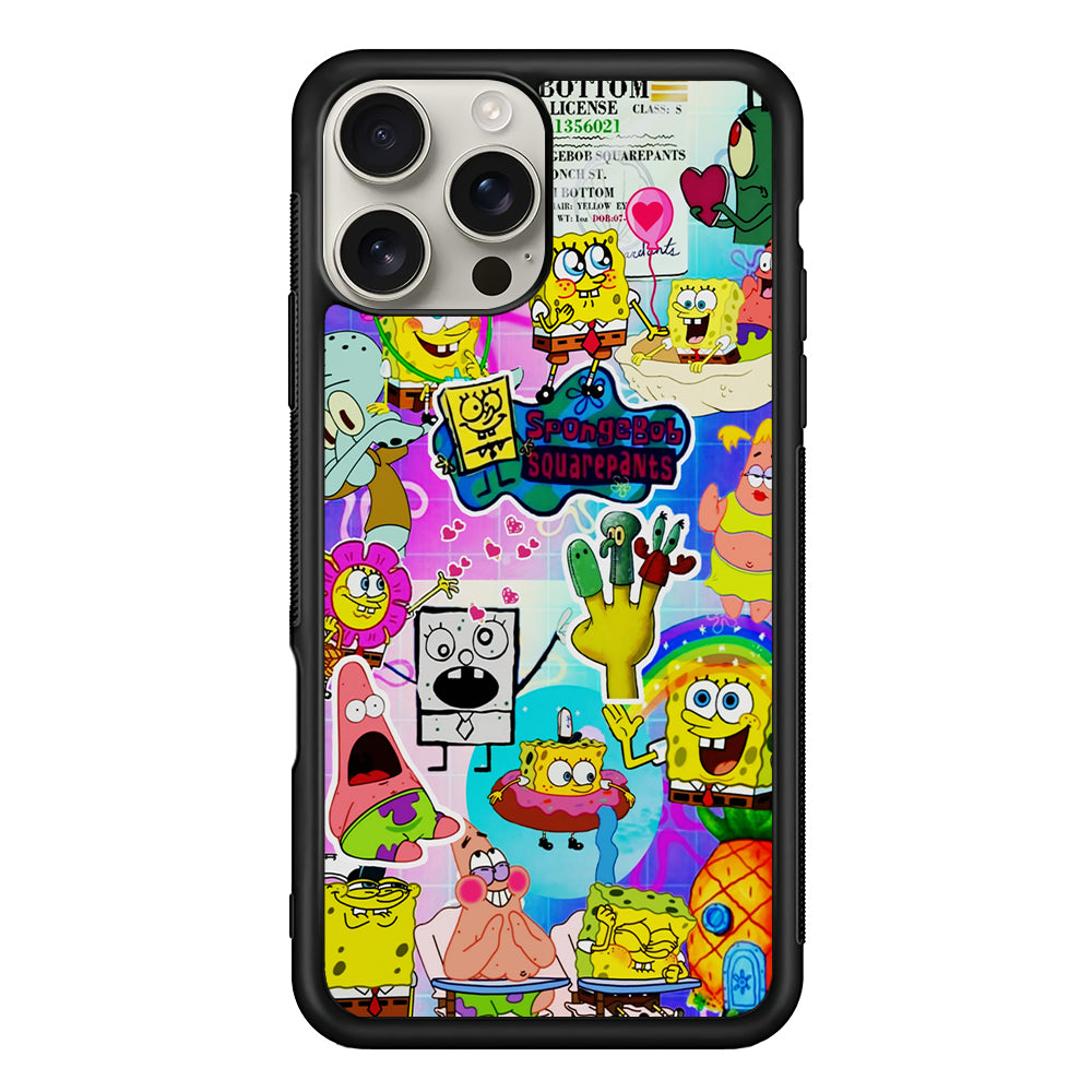 Spongebob and Friends Aesthetic iPhone 16 Pro Max Case | Stylish Protective Case for iPhone 16 Pro Max