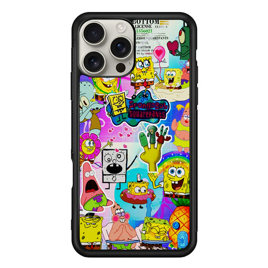 Spongebob and Friends Aesthetic iPhone 16 Pro Max Case | Stylish Protective Case for iPhone 16 Pro Max