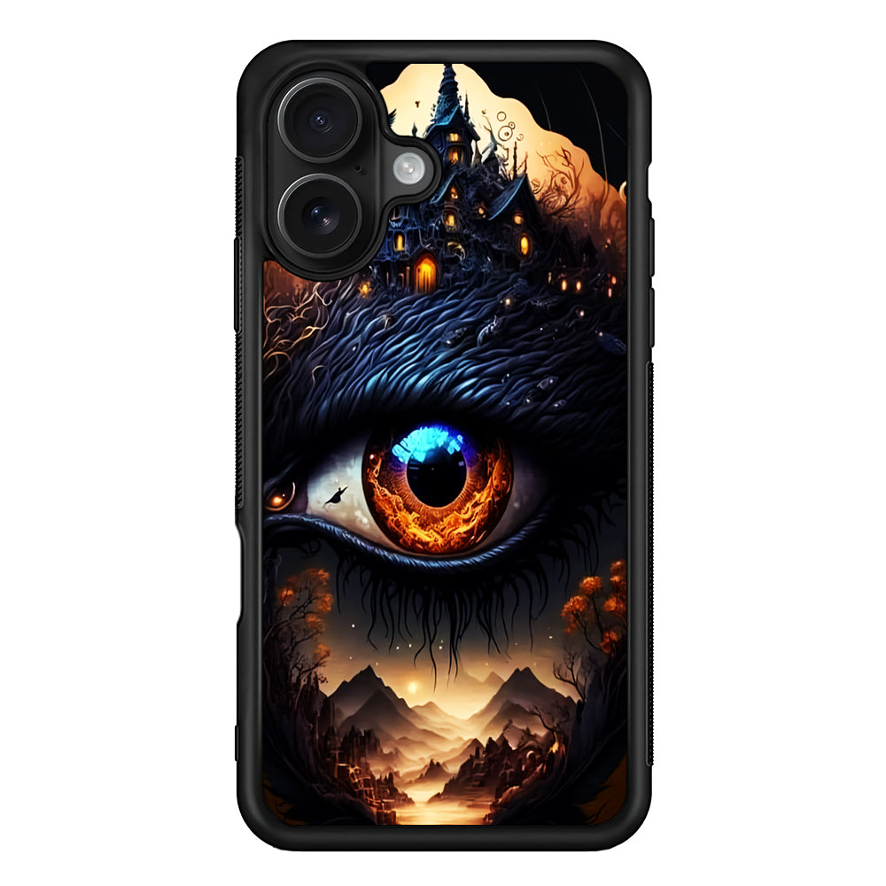 The Eye of Sauron Fantasy Art iPhone 16 Case - Oxvistore