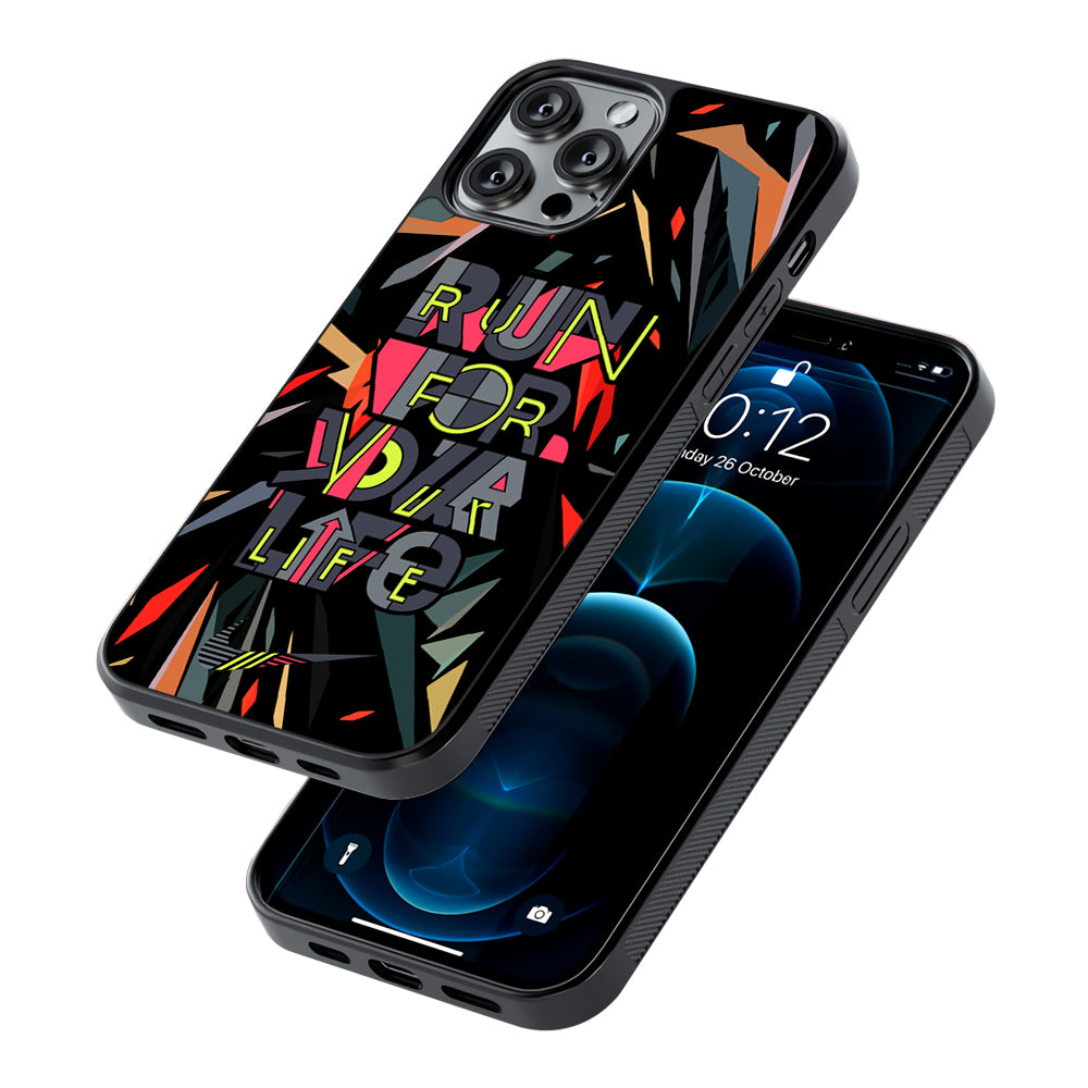 Nike Run for Life 2D Rubber Phone Case | Slim Protective Phone Case