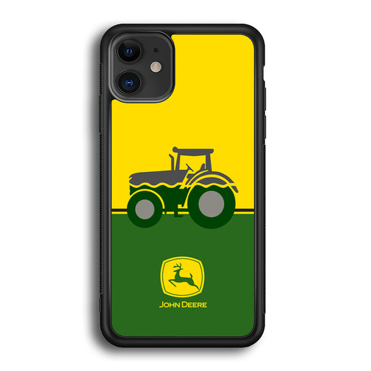 John Deere Yellow Sky iPhone 12 Case | Slim Rubber Case for iPhone 12