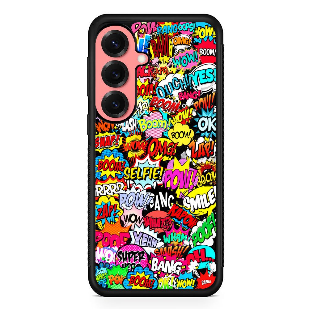 Comic Pop Art Collection Samsung Galaxy S25 Case | Protective Case for Samsung Galaxy S25