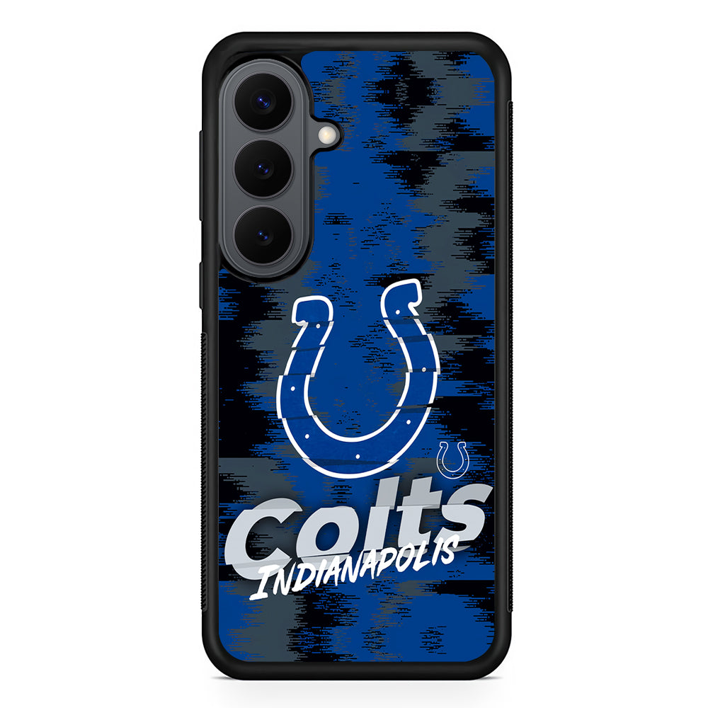 Indianapolis Colts Abstract Color Samsung Galaxy S26 Plus Case | Slim Rubber Case for Samsung Galaxy S26 Plus