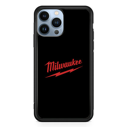 Milwaukee Tool Black Background 2D Rubber Phone Case | Durable Phone Case