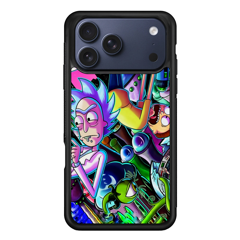 Rick and Morty Space Travel iPhone 17 Pro Max Case | Slim Protective Cover for iPhone 17 Pro Max