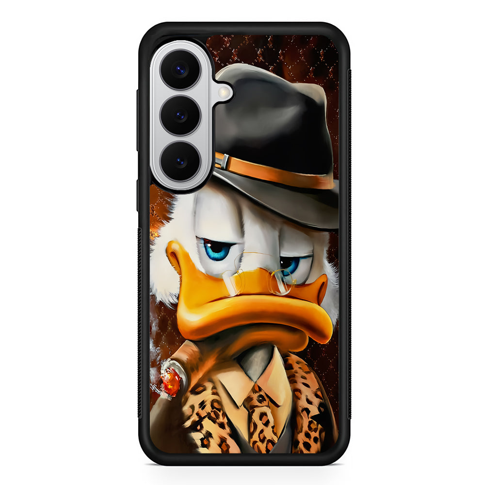 Scrooge McDuck Godfather Samsung Galaxy S26 Case | Protective Rubber Cover
