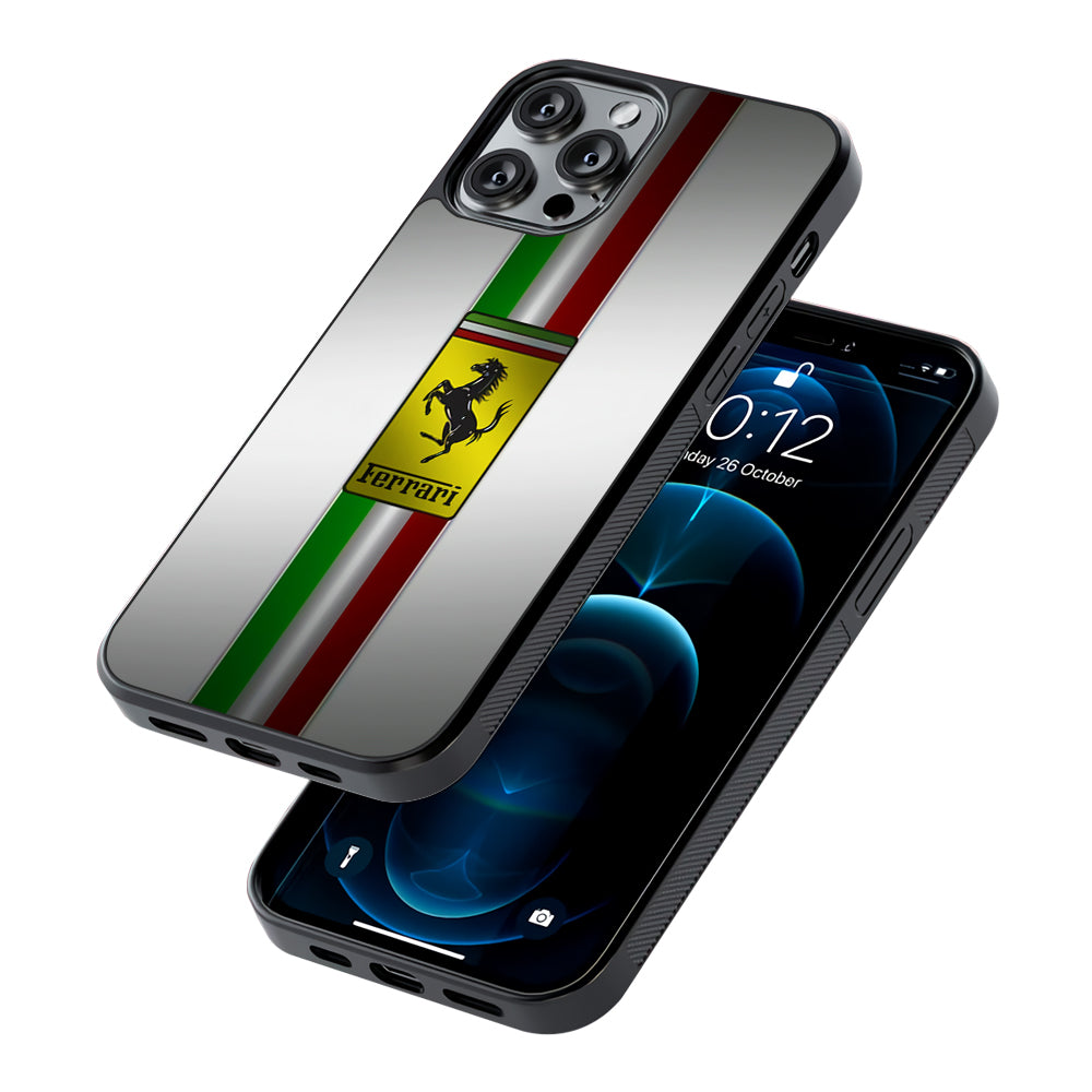 Ferrari Italiano Touch 2D Rubber Phone Case | Slim Protective Phone Case