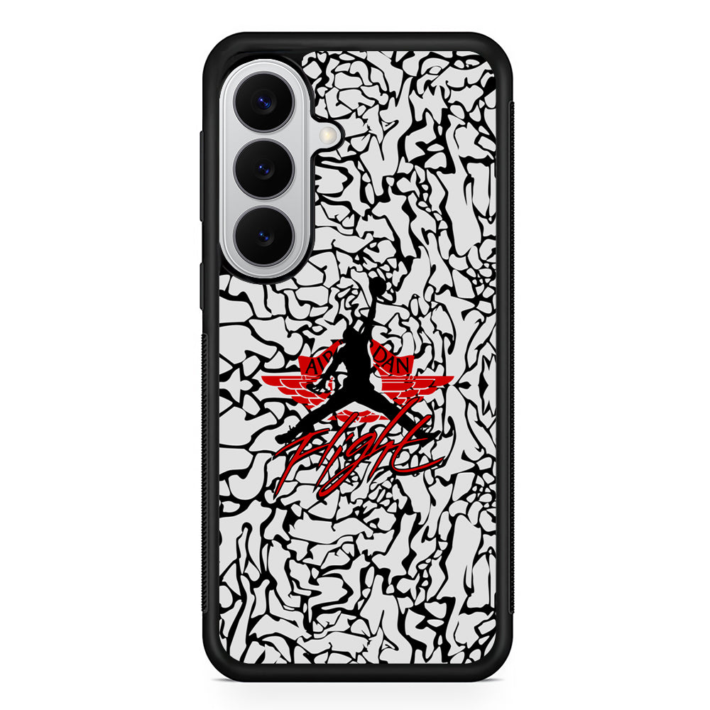 Air Jordan Endemic Patern Samsung Galaxy S26 Case | Slim Samsung Galaxy S26 Rubber Case