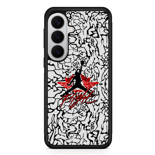Air Jordan Endemic Patern Samsung Galaxy S26 Case | Slim Samsung Galaxy S26 Rubber Case