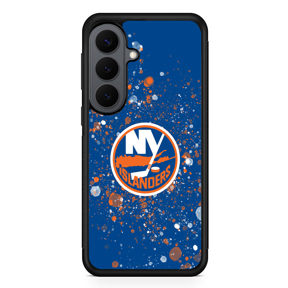 New York Islanders Art Samsung Galaxy S26 Plus Case | Slim Rubber Case for Samsung Galaxy S26 Plus