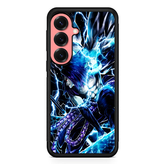 Naruto Sasuke Chidori Art Samsung Galaxy S25 Case | Protective Case for Samsung Galaxy S25