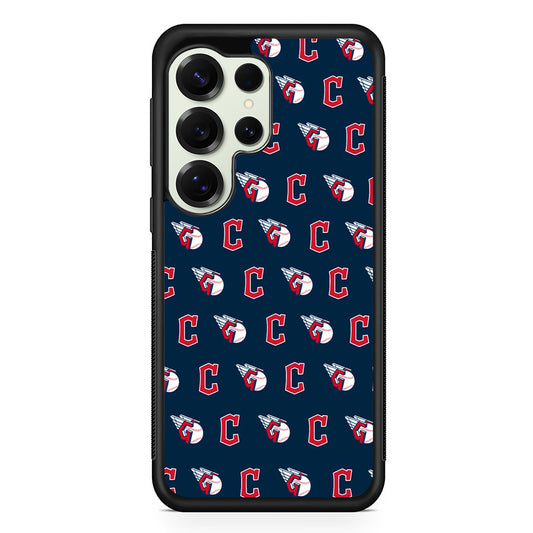 Cleveland Guardians Logo Samsung Galaxy S25 Ultra Case | Durable Rubber Case for Samsung Galaxy S25 Ultra
