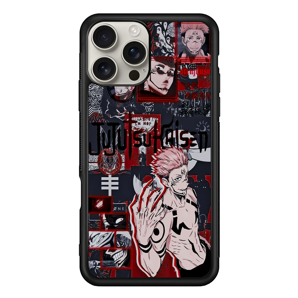 Sukuna Jujutsu Kaisen Aesthetic iPhone 16 Pro Max Case | Stylish Protective Case for iPhone 16 Pro Max