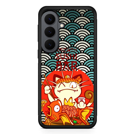 Pokemon Meowth Sushi Bar Samsung Galaxy S26 Plus Case | Slim Rubber Case for Samsung Galaxy S26 Plus