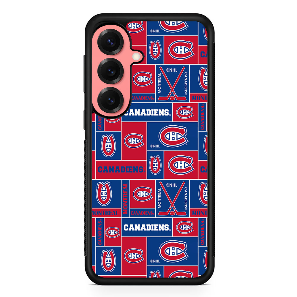 Montreal Canadiens Pattern Samsung Galaxy S25 Case | Protective Case for Samsung Galaxy S25