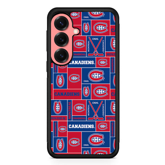 Montreal Canadiens Pattern Samsung Galaxy S25 Case | Protective Case for Samsung Galaxy S25