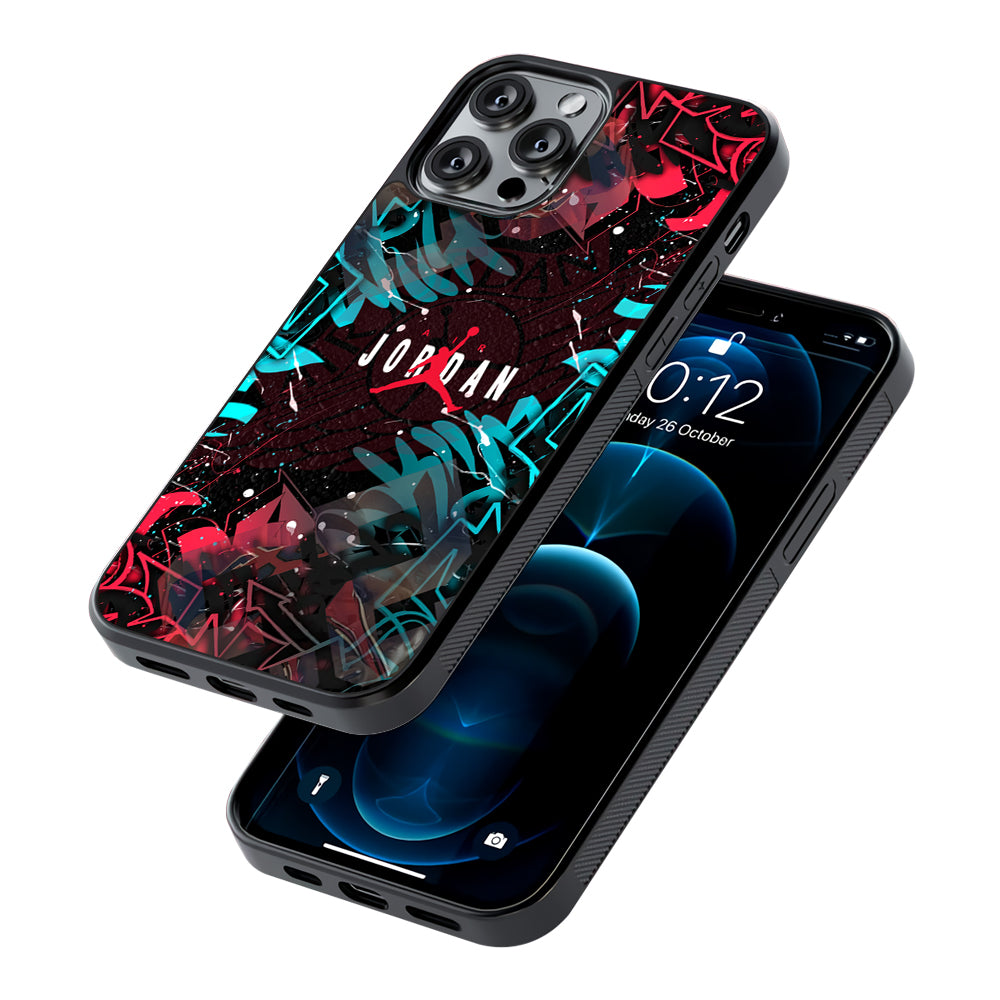 Air Jordan Beauty of Street Art 2D Rubber Phone Case | Slim Protective Phone Case