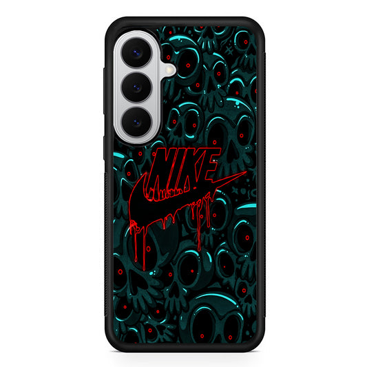 Nike Logo Skull Art Samsung Galaxy S26 Case | Slim Samsung Galaxy S26 Rubber Case