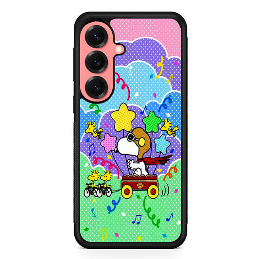 Woodstock Pulled Snoopy Samsung Galaxy S25 Case | Protective Case for Samsung Galaxy S25