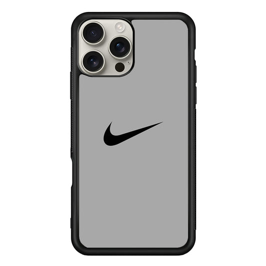 Nike Gray Full iPhone 16 Pro Max Case | Durable Everyday Protective Cover