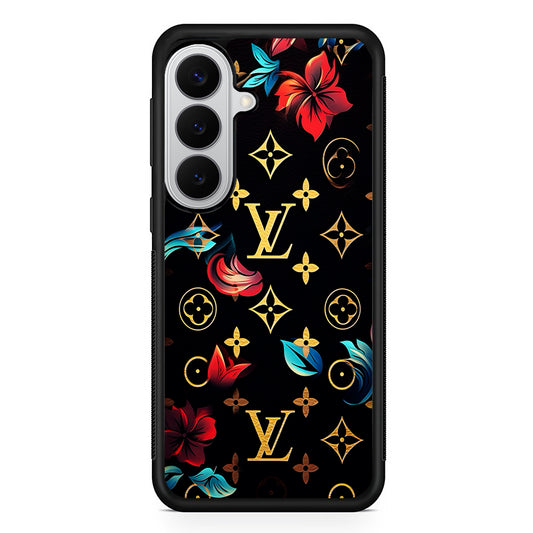 Louis Vuitton Flowers Design Samsung Galaxy S26 Case | Slim Rubber Case for Samsung Galaxy S26