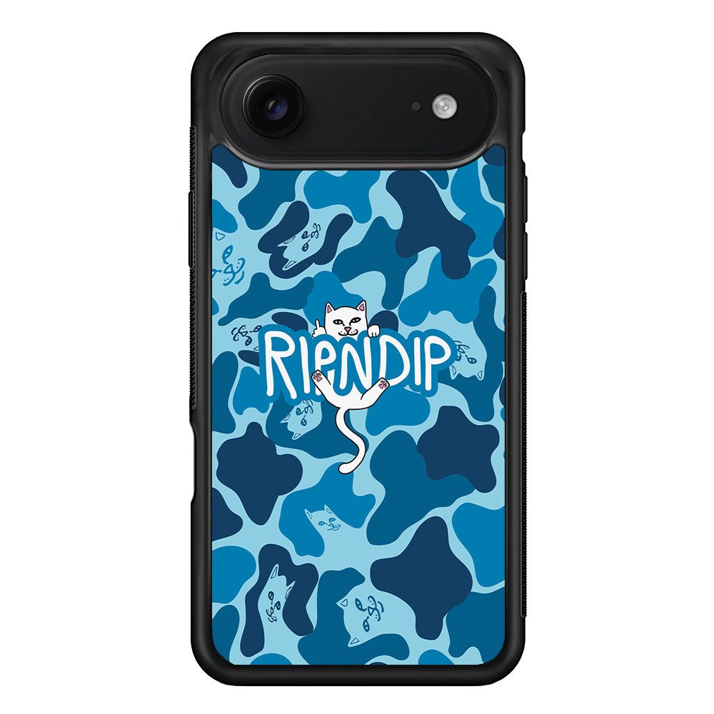 Rip N Dip Blue Camo iPhone 17 Air Case | Slim Rubber Case for iPhone 17 Air