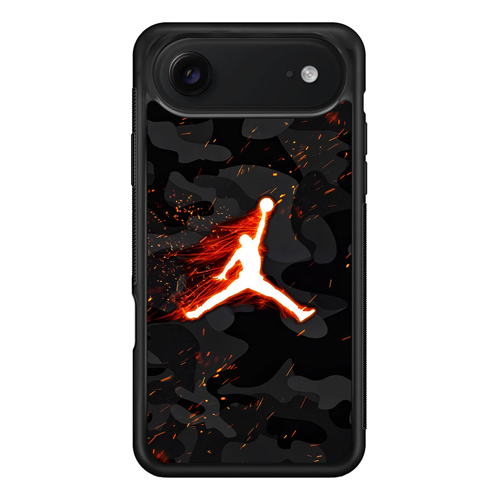 Air Jordan Logo On Fire iPhone 17 Air Case | Protective Case for iPhone 17 Air