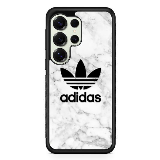 Adidas Marble Backdrop Samsung Galaxy S25 Ultra Case | Durable Rubber Case for Samsung Galaxy S25 Ultra