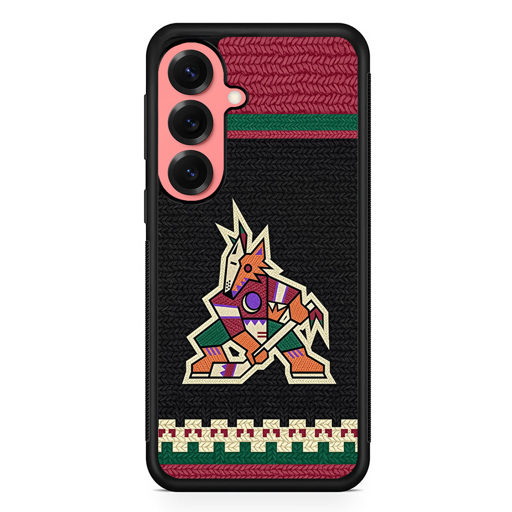Arizona Coyotes Pattern Samsung Galaxy S25 Case | Protective Case for Samsung Galaxy S25