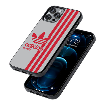 Adidas Red Identity 2D Rubber Phone Case | Slim Protective Phone Case