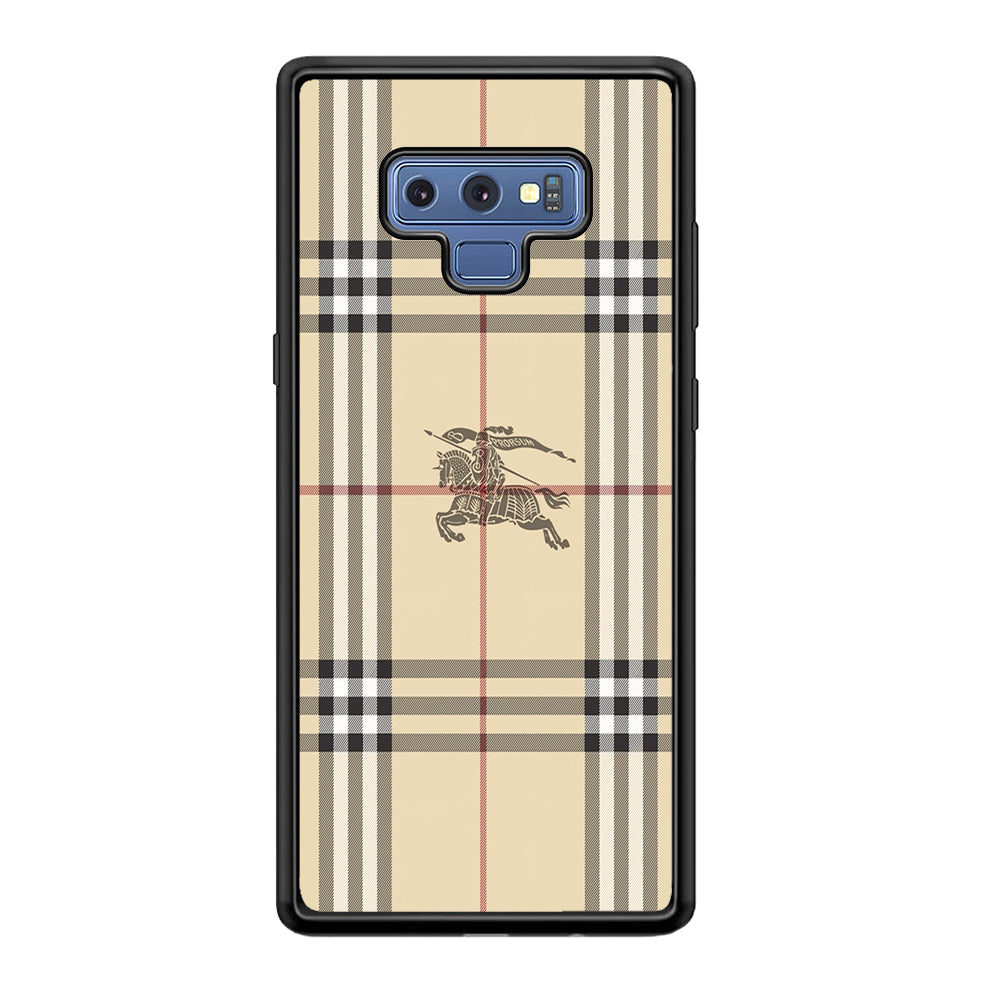 Burberry Latte Cream Samsung Galaxy Note 9 Case | Slim Rubber Case for Samsung Galaxy Note 9