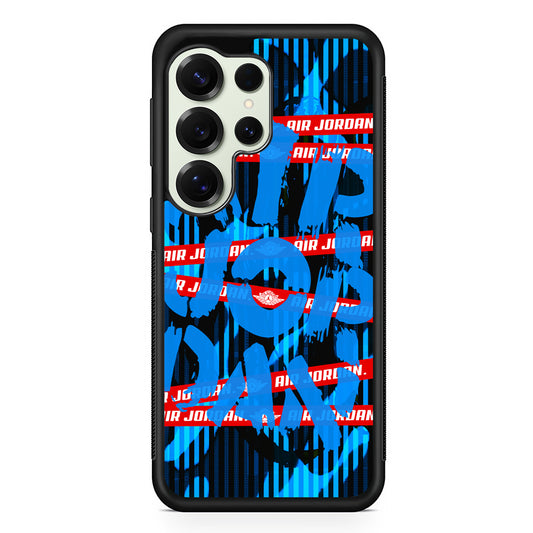 Air Jordan Line Under Water Samsung Galaxy S25 Ultra Case | Durable Rubber Case for Samsung Galaxy S25 Ultra