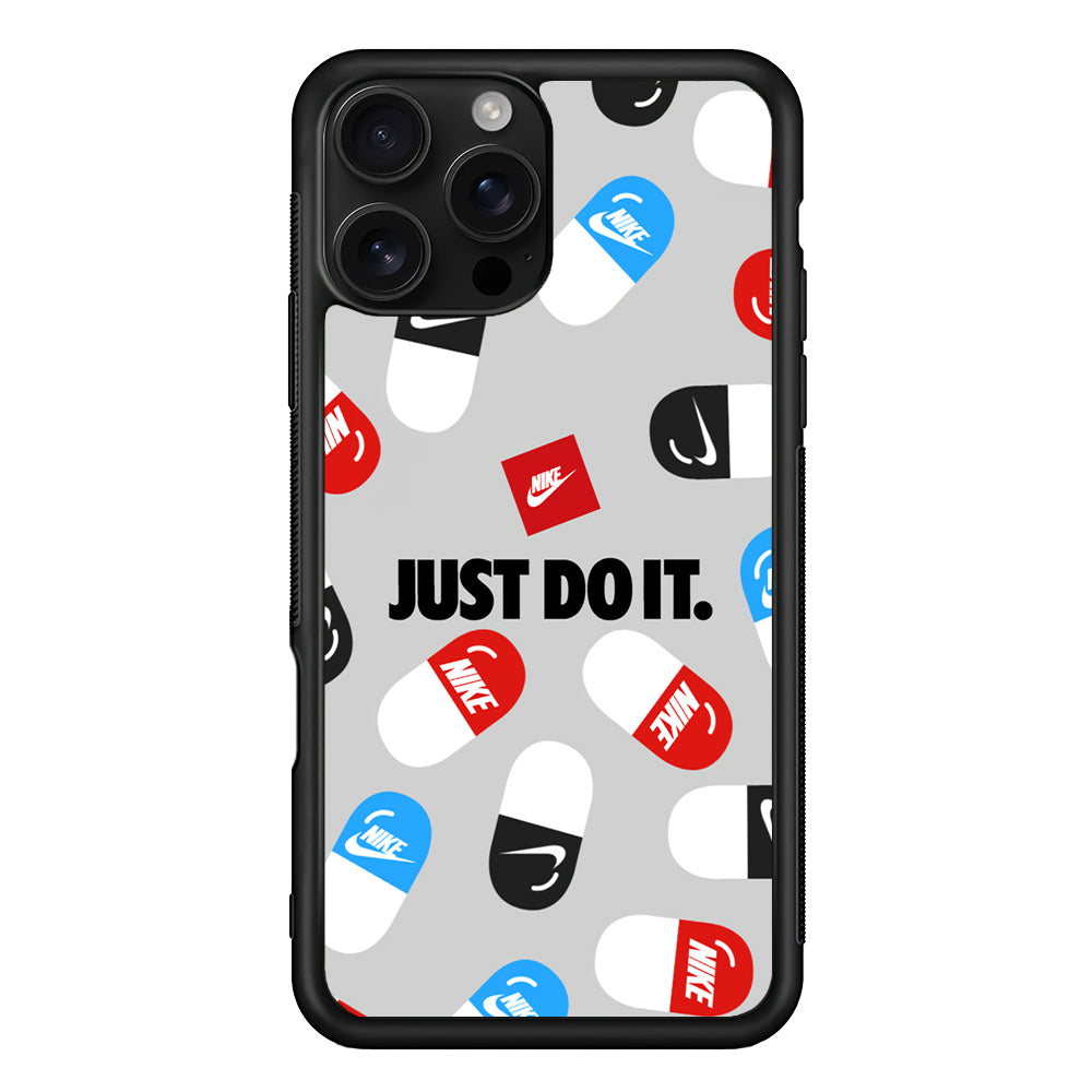 Nike Chill Pill Patern iPhone 16 Pro Case - Stylish Protective Cover for iPhone 16 Pro