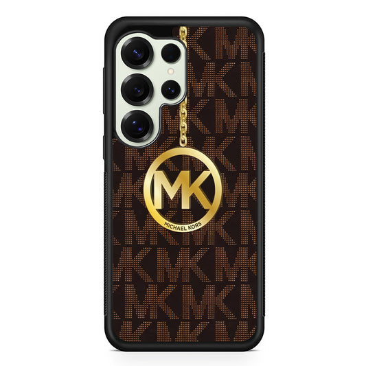 Michael Kors Brown Pattern Samsung Galaxy S25 Ultra Case | Slim Rubber Case for Samsung Galaxy S25 Ultra