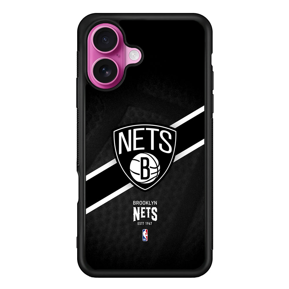 Brooklyn Nets Logo iPhone 17 Case | Slim Protective Rubber Phone Cover