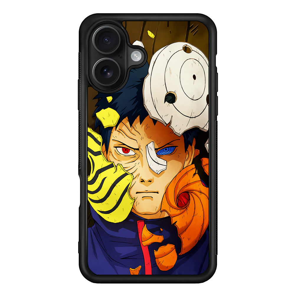 Uchiha Obito Broken Mask iPhone 16 Case - Oxvistore