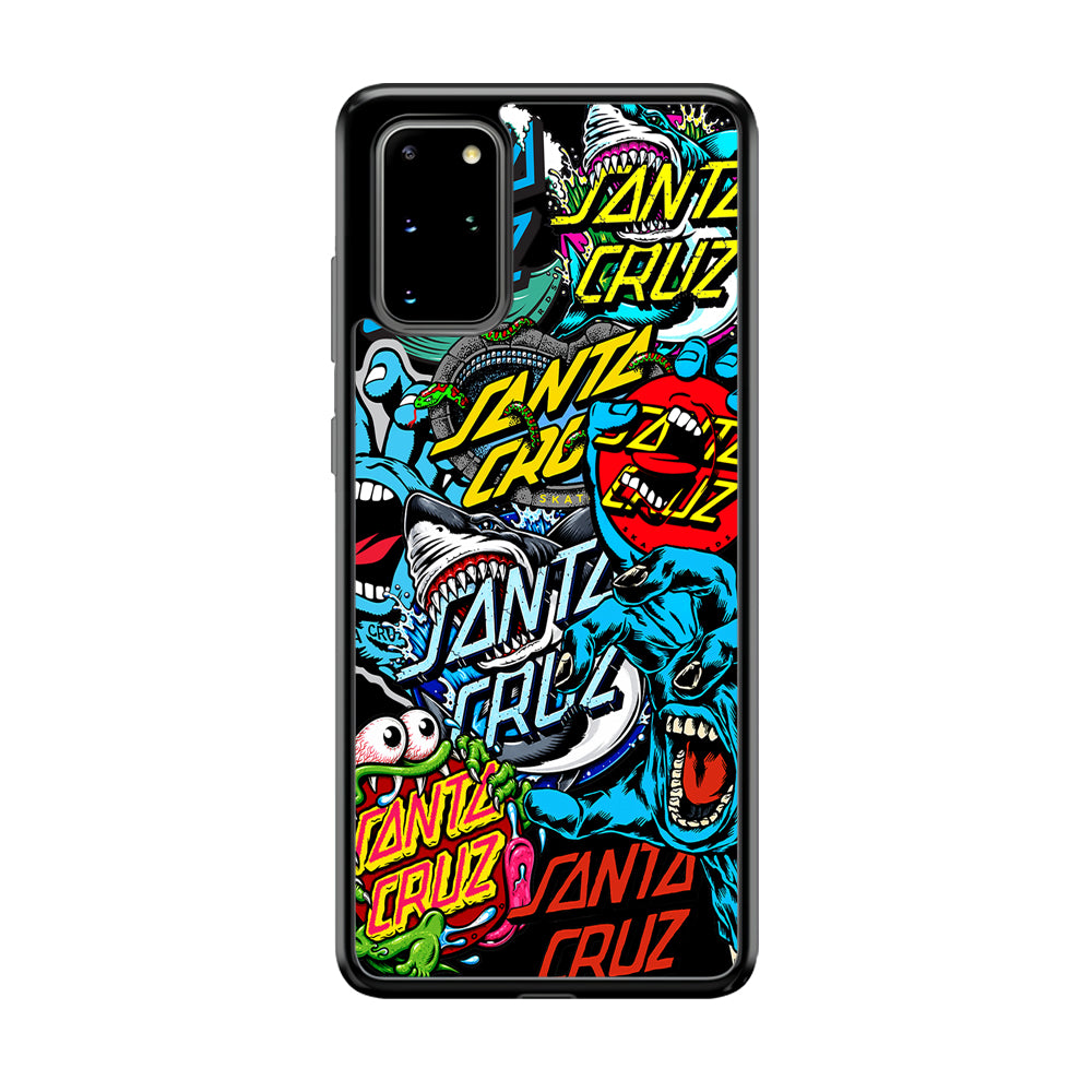 Santa Cruz Skateboard logo Samsung Galaxy S20 Plus Case | Slim Rubber Case for Samsung Galaxy S20 Plus