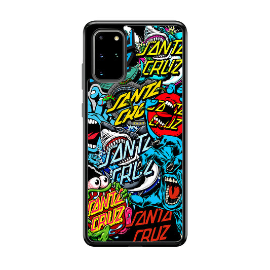 Santa Cruz Skateboard logo Samsung Galaxy S20 Plus Case | Slim Rubber Case for Samsung Galaxy S20 Plus