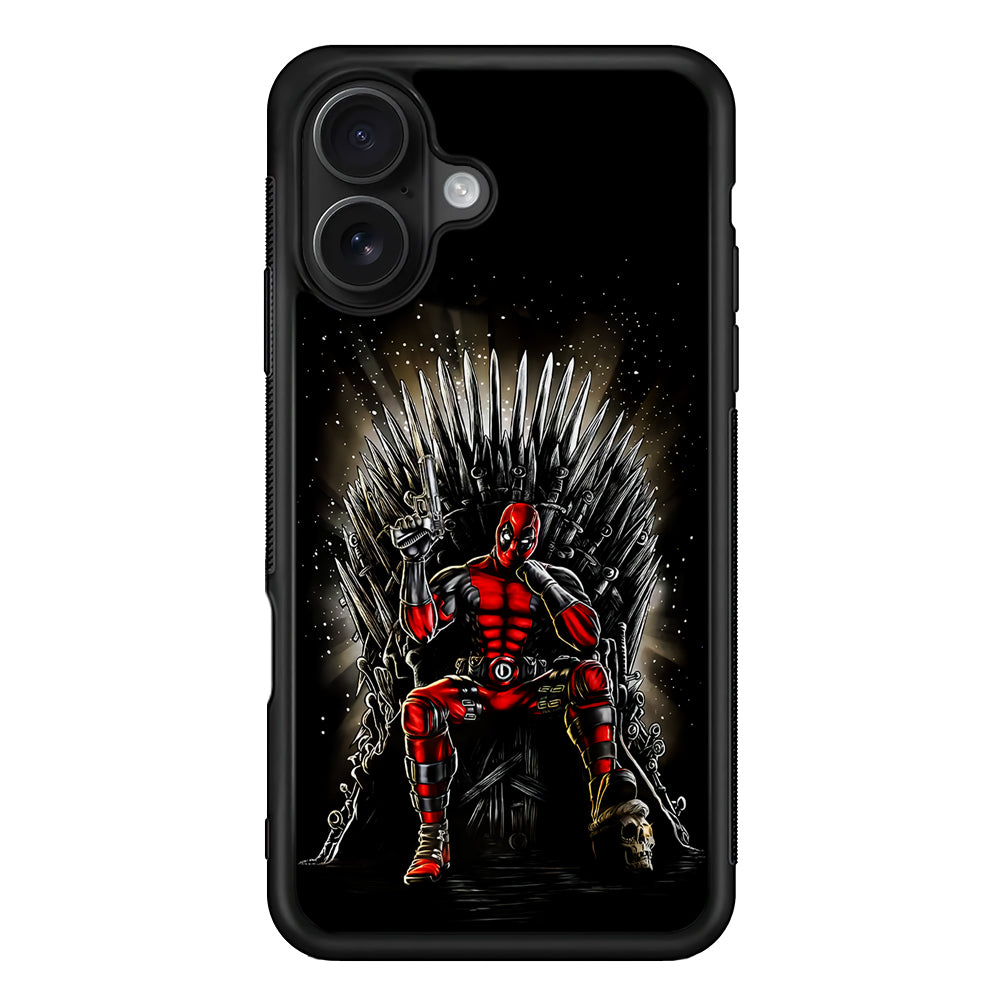 Deadpool The Iron Throne iPhone 16 Case - Oxvistore