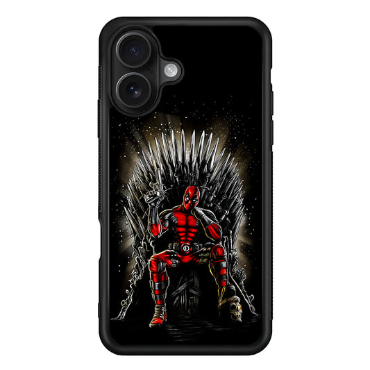 Deadpool The Iron Throne iPhone 16 Case - Oxvistore