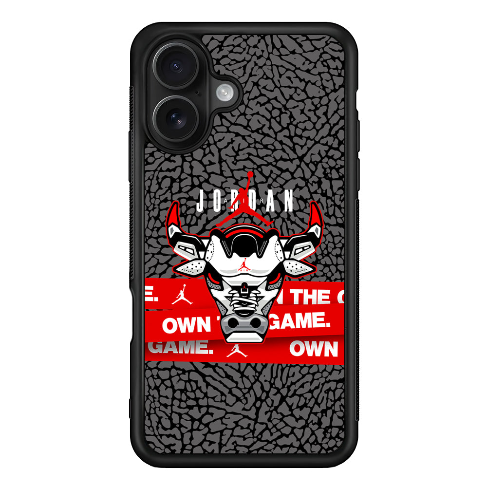 Air Jordan The Bull Head iPhone 16 Case - Oxvistore