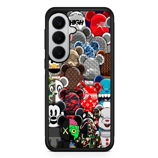 Bearbrick Iconic Brand Design Samsung Galaxy S26 Case | Slim Rubber Case for Samsung Galaxy S26